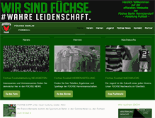 Tablet Screenshot of fuechse-fussball.de